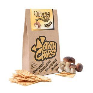 Чіпси АнтиChips з лаваша зі смаком грибів 100 грам 4820274590146 фото