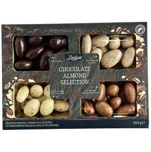 Асорті горішків в шоколаді Deluxe 200 грам 4056489726098 фото