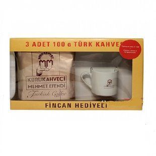 Набір Mehmet Efendi турецька кава +турка 250 грам 8690627000099 фото