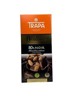 Шоколад Trapa чорний без цукру 80% какао 175 грам 8410679235009 фото