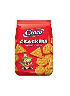 Крекер Croco зі смаком сиру 100 грам 5941194000245 фото