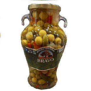 Оливки Bravo Амфора коктейль 2.50 кг 8422813000305 фото