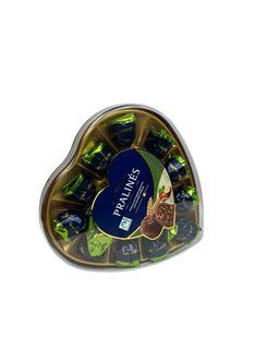 Цукерки Pralines Maitre Fruffout в формі серця з ріхом 165 грам 9002859037962 фото