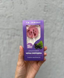 Льодяник TM Jeremy чорна смородина 10г 4820239830355 фото