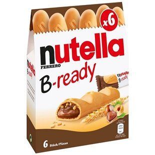 Печиво Nutellа B-reаdy 5 шт 8000500227848 фото