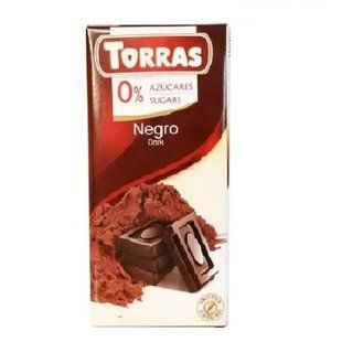 Шоколад Torras чорний без цукру 75 г 8410342005601 фото