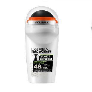 Антипреспірант кульковий Loreal Men Expert захист сорочки 50мл 3600523594085 фото