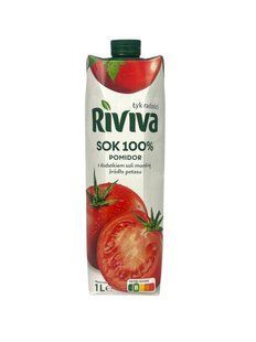Сік томатний класичний Riviva 1л 5901886038253 фото