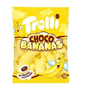 Зефір "Choco Bananas" 150г Trolli 4000512015031 фото