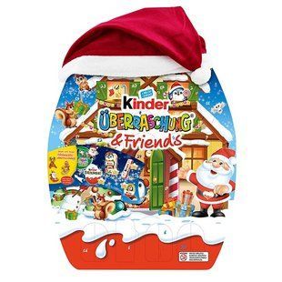 Адвент календар Kinder шапка 370 грам 8000500426876 фото