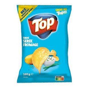 Картопляні чіпси Top сир та цибуля 150 грам 5900073021863 фото