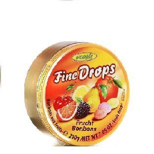 Льодяники Fine Drops тропічні фрукти 200г 9002859131813 фото