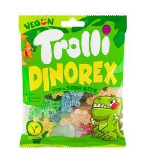 Желейки Trolli Dinorex 100г 4003084319507 фото