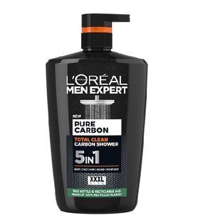 Гель для душу чоловічий Loreal 5in1 Carbon 1 л 3600524121815 фото