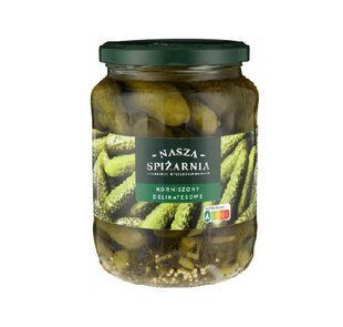 Огірки корнішони Nasza Spizarnia з медом 350 грам 5904378646530 фото