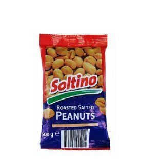 Арахіс солений Soltino Roasted Salted Peanuts 500 g 4335896445045 фото