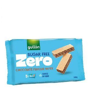 Вафлі GULLON без цукру ZERO шоколад 180 г 8410376043365 фото