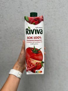 Сік томатний з чилі Riviva 1 л 5901886038277 фото