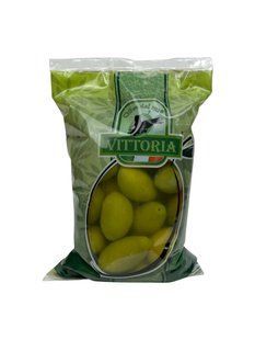 Оливки зелені Vittoria з кісточкою 850 грам 8010146000279 фото