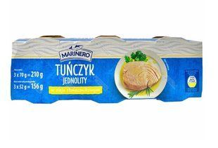 Тунець MK шматками в олії (1шт) 80 грам 5906190725264 фото