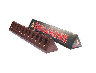 Шоколад Toblerone чорний (мигдаль+мед) 100г 7614500010617 фото