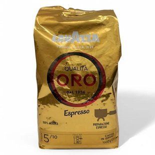 Кава в зернах "Lavazza Qualita Oro" Espresso 1кг 8000070012660 фото