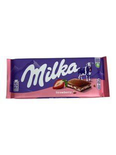 Шоколад Milka (полуниця) 100г 7622200007332 фото