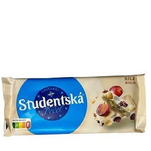 Шоколад Studentska білий шоколад 170 грам 8593893783119 фото