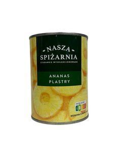 Ананас кільцями Nasza Spizarnia 565 грам 5904378647032 фото