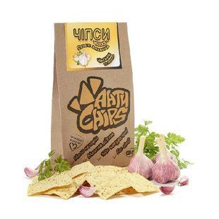 Чіпси АнтиChips з лаваша зі смаком часника 100 грам 4820274590061 фото
