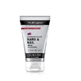 Крем для рук Neutrogena оздоровлення нігтів і шкіри рук 75мл срібний 3574660342338 фото