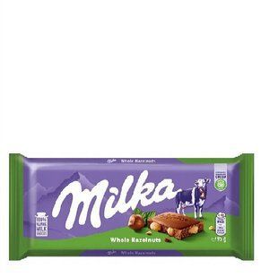 Шоколад Milka молочний з ліс горіхом 95г 7622202264115 фото