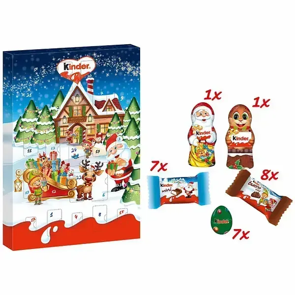 Адвент календар Kinder 150г 8000500391082 фото